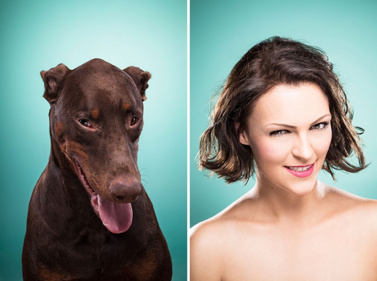 Illustration de l'article : Tel humain, tel chien : 22 photos d'hommes et de femmes imitant leurs chiens