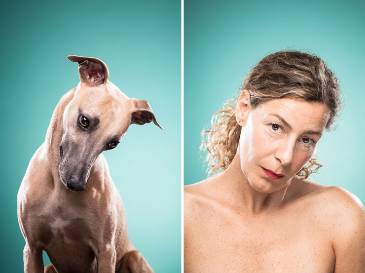 Illustration de l'article : Tel humain, tel chien : 22 photos d'hommes et de femmes imitant leurs chiens