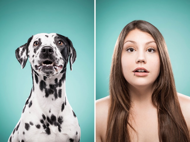 Illustration de l'article : Tel humain, tel chien : 22 photos d'hommes et de femmes imitant leurs chiens