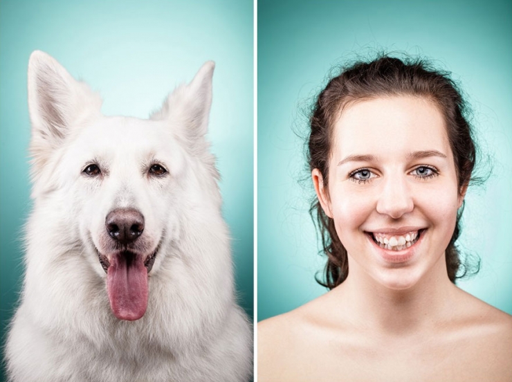 Illustration de l'article : Tel humain, tel chien : 22 photos d'hommes et de femmes imitant leurs chiens