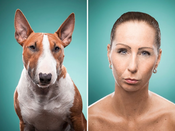 Illustration de l'article : Tel humain, tel chien : 22 photos d'hommes et de femmes imitant leurs chiens