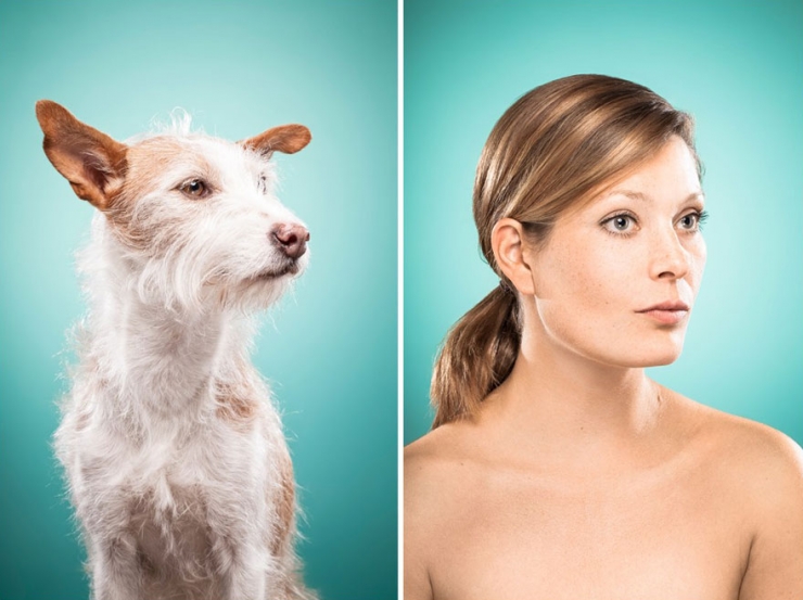 Illustration de l'article : Tel humain, tel chien : 22 photos d'hommes et de femmes imitant leurs chiens