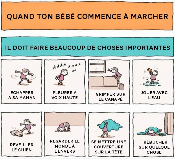 Illustration de l'article : Découvrez ces 9 illustrations qui montrent que ce n’est pas toujours facile d’être un jeune papa !