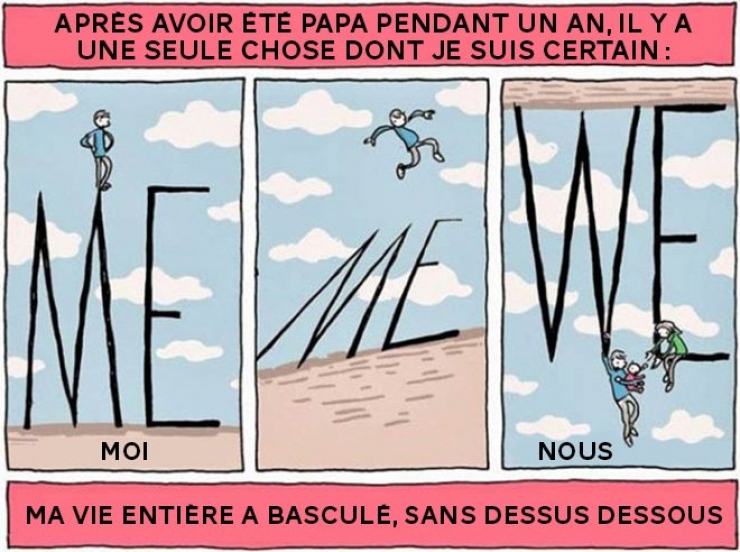 Illustration de l'article : Découvrez ces 9 illustrations qui montrent que ce n’est pas toujours facile d’être un jeune papa !