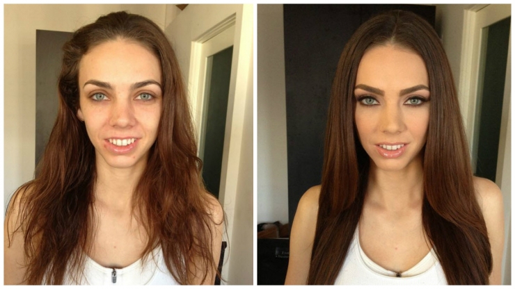 Illustration de l'article : Sans maquillage, ces actrices de films pour adultes font bien moins d&rsquo;effet aux hommes...