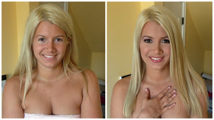 Illustration de l'article : Sans maquillage, ces actrices de films pour adultes font bien moins d&rsquo;effet aux hommes...