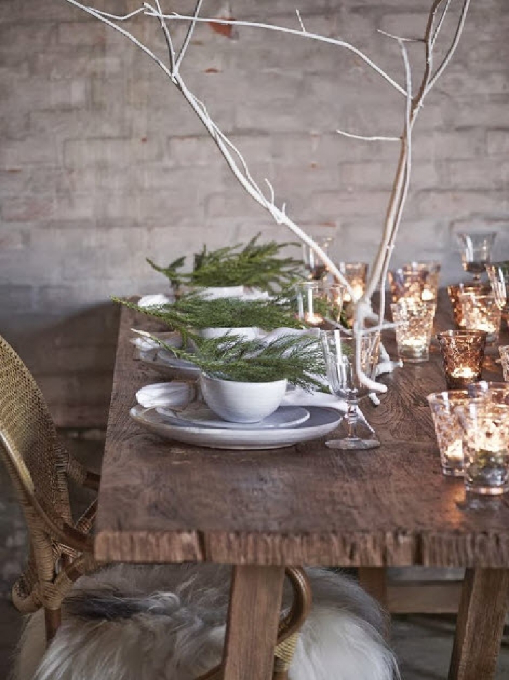 Illustration de l'article : Voici 20 idées de décorations de tables de Noël… La 3 est magnifique !