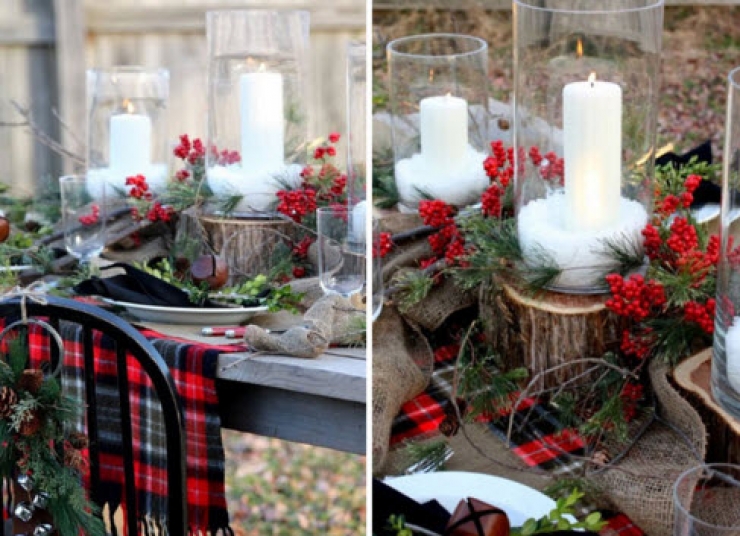 Illustration de l'article : Voici 20 idées de décorations de tables de Noël… La 3 est magnifique !