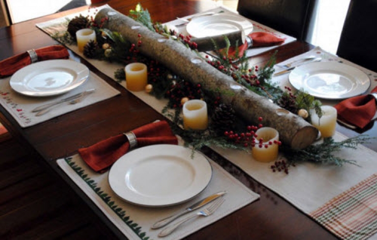 Illustration de l'article : Voici 20 idées de décorations de tables de Noël… La 3 est magnifique !