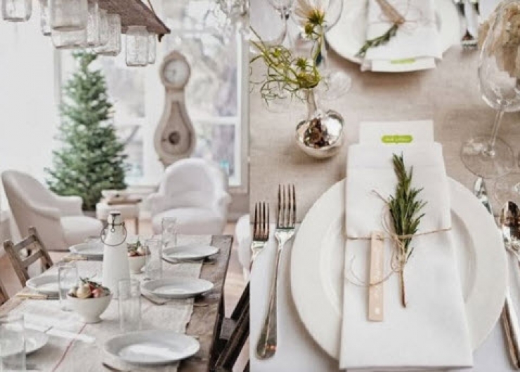 Illustration de l'article : Voici 20 idées de décorations de tables de Noël… La 3 est magnifique !