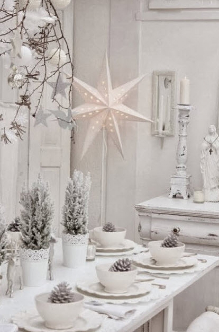 Illustration de l'article : Voici 20 idées de décorations de tables de Noël… La 3 est magnifique !
