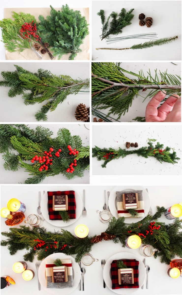 Illustration de l'article : Voici 20 idées de décorations de tables de Noël… La 3 est magnifique !