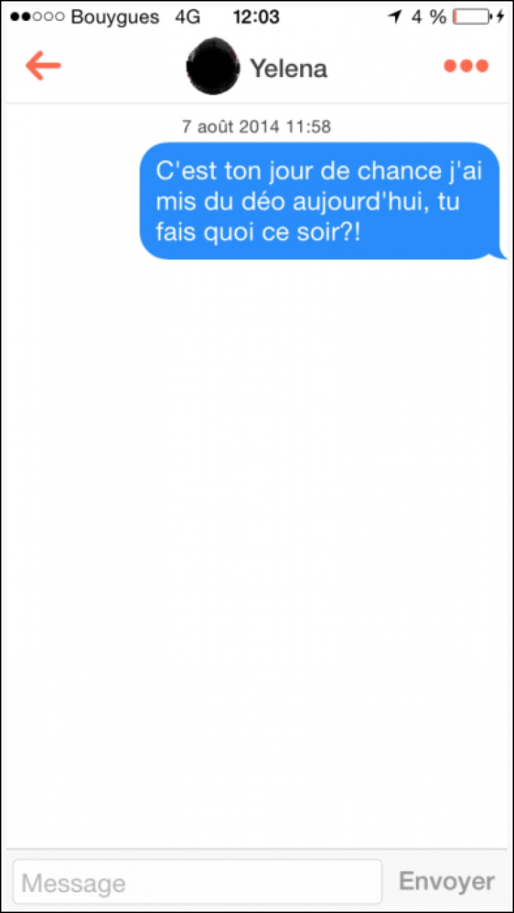 Illustration de l'article : Ces 21 mecs pensaient avoir le truc pour draguer sur Tinder… Heureusement que le ridicule ne tue pas !