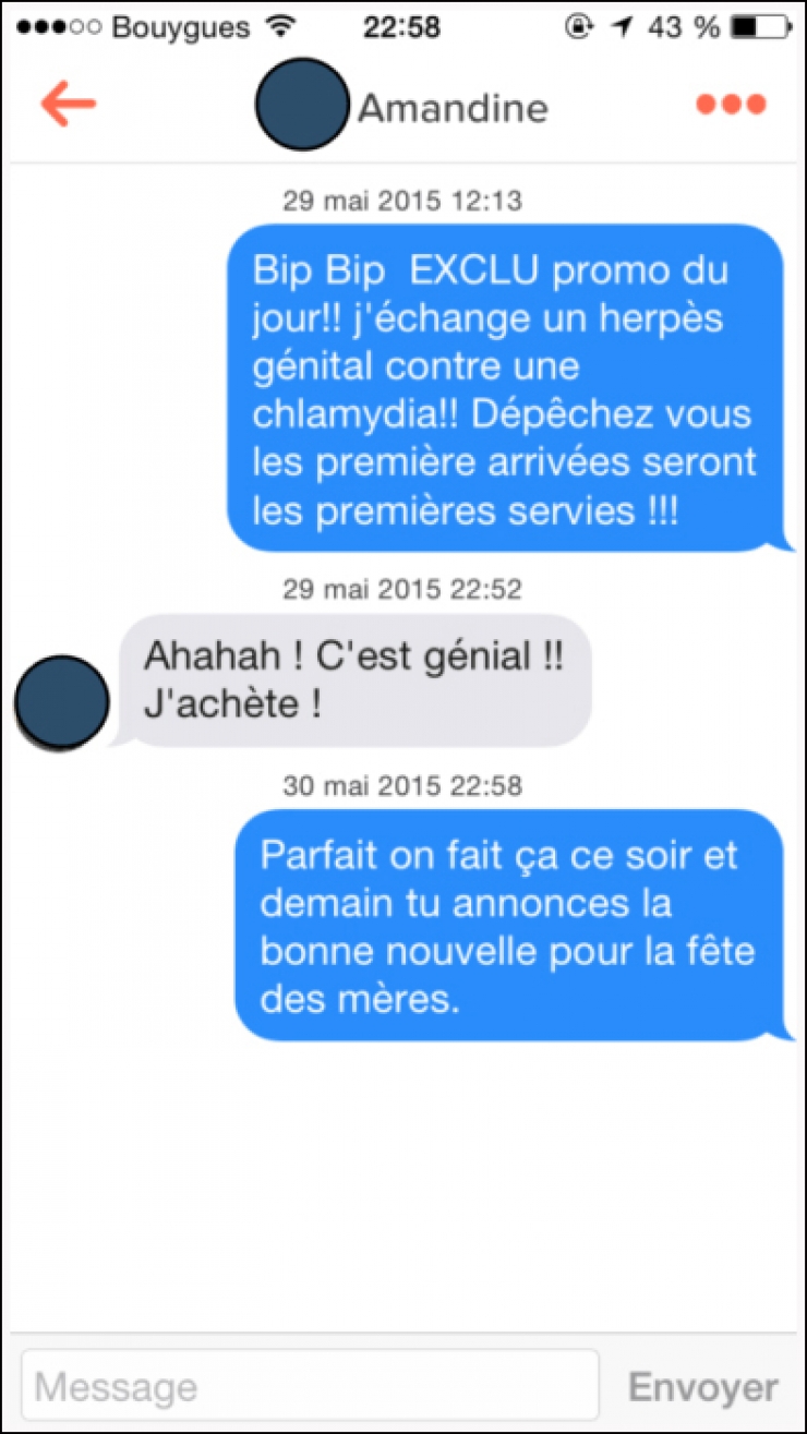 Illustration de l'article : Ces 21 mecs pensaient avoir le truc pour draguer sur Tinder… Heureusement que le ridicule ne tue pas !