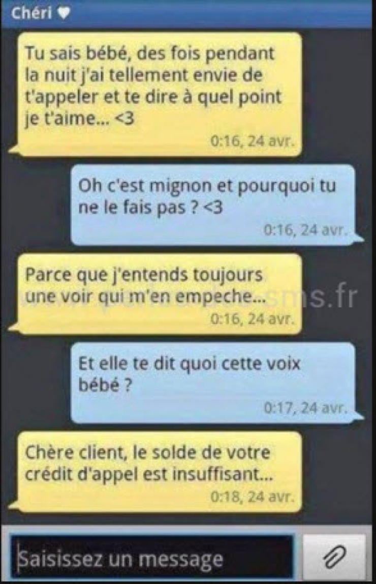 Illustration de l'article : Pas toujours facile la vie de couple, la preuve avec ces 18 sms très drôles !