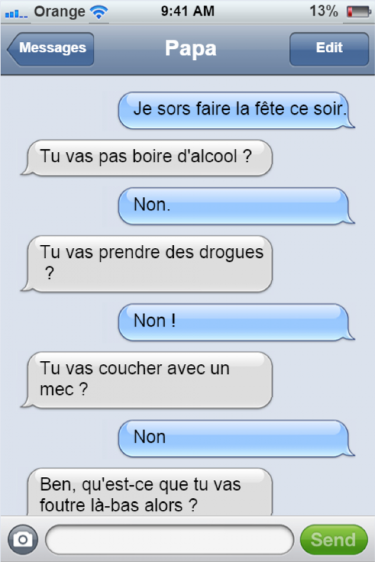 Illustration de l'article : Ces 17 sms nous prouvent que les parents ont une répartie au top !