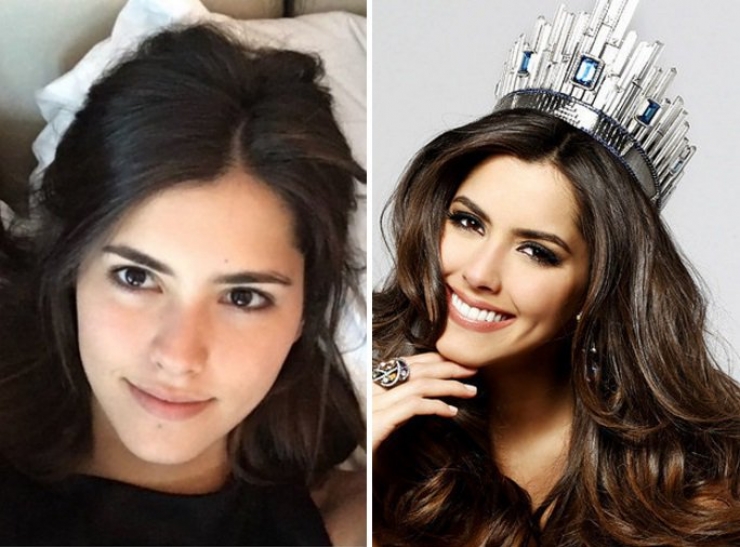 Illustration de l'article : Miss Univers 2015: 12 candidates avec et sans maquillage ! Qu’en pensez-vous ?