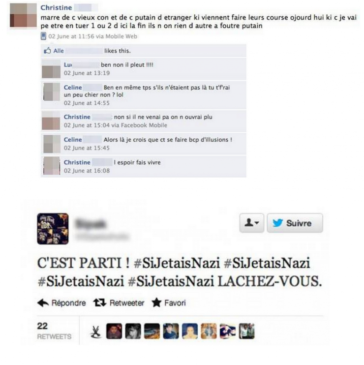 Illustration de l'article : Top 16 des statuts les plus racistes croisés sur la toile… Les gens n’ont même plus honte !