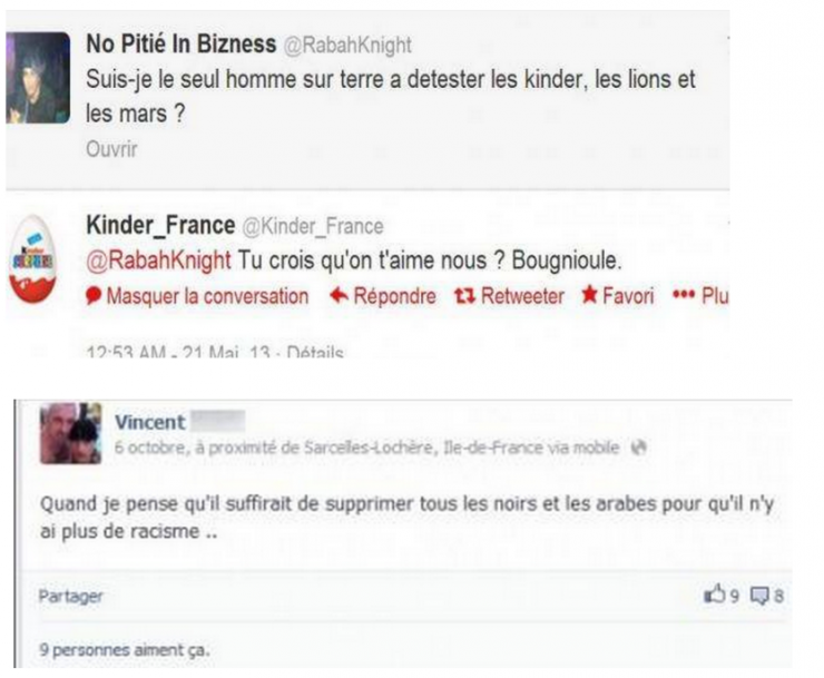 Illustration de l'article : Top 16 des statuts les plus racistes croisés sur la toile… Les gens n’ont même plus honte !