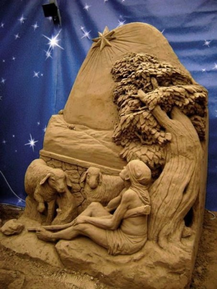 Illustration de l'article : Ses sculptures sur sable sont de v&eacute;ritables chefs-d'oeuvre