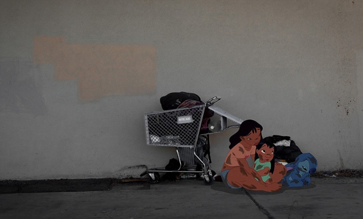 Illustration de l'article : Quand les personnages de Disney sont confrontés à notre triste réalité !