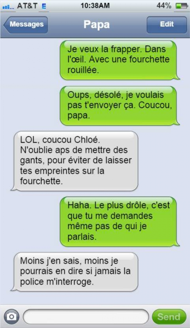 Illustration de l'article : Quand les parents envoient des textos à leur progéniture ça donne quelque chose de très drôle