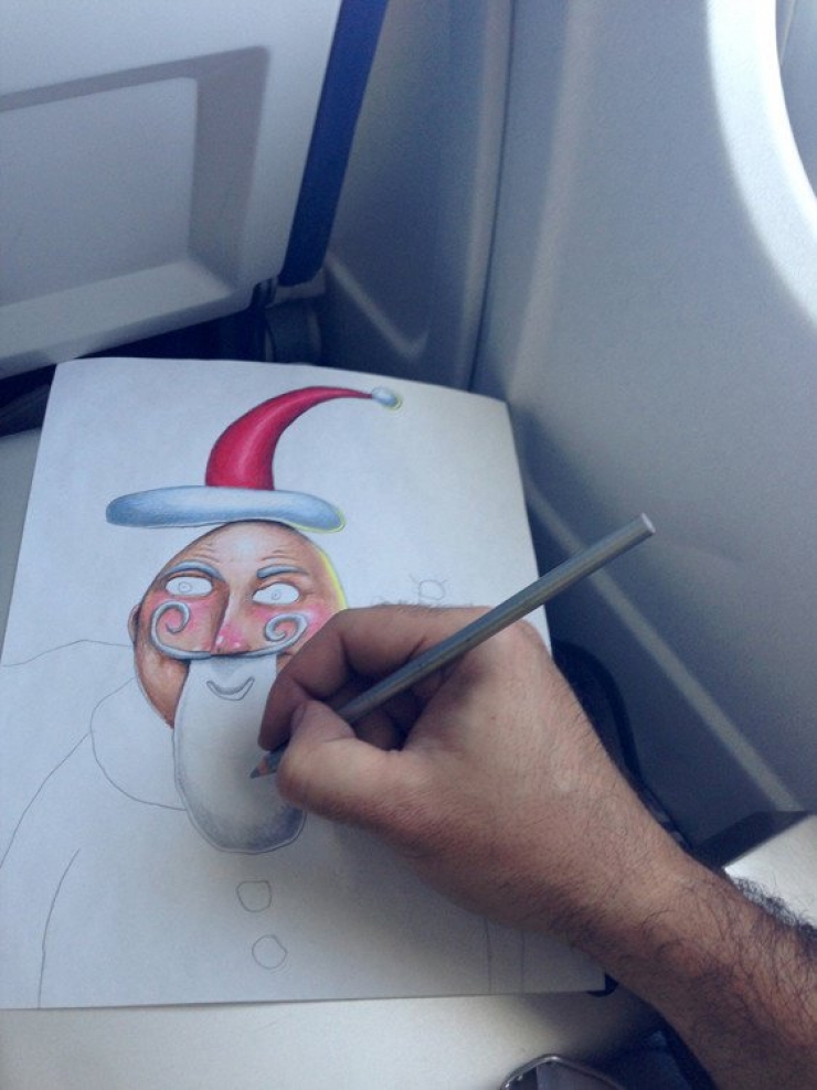 Illustration de l'article : Ce papa-g&eacute;nie d&eacute;cide de rendre les dessins de ses enfants plus attrayants en les colorants