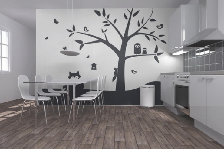 Illustration de l'article : 44 d&eacute;corations murales &agrave; couper le souffle! Ca pourrait vous donner des id&eacute;es !