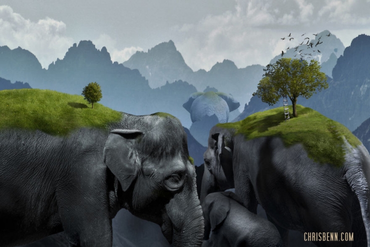 Illustration de l'article : Le monde surréaliste et peuplé d'animaux étranges de Chris Bennett (12 photos)