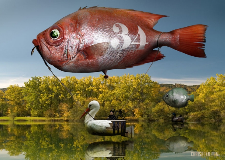 Illustration de l'article : Le monde surréaliste et peuplé d'animaux étranges de Chris Bennett (12 photos)