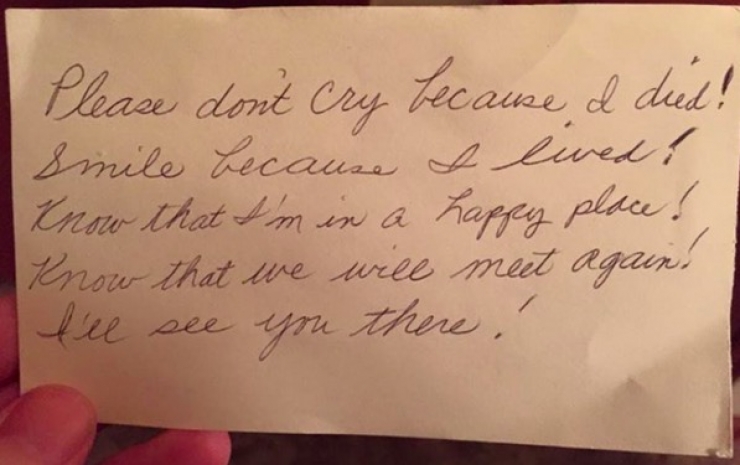 Illustration de l'article : Avant de d&eacute;c&eacute;der, sa douce moiti&eacute; lui laisse une note courte mais magnifique...