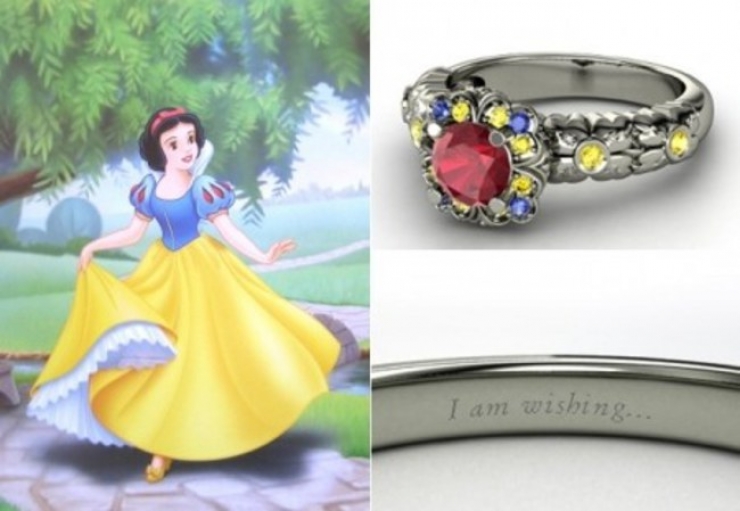 Illustration de l'article : Des bagues de fian&ccedil;ailles &agrave; l'effigie des princesses Disney