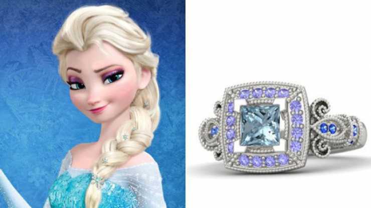 Illustration de l'article : Des bagues de fian&ccedil;ailles &agrave; l'effigie des princesses Disney