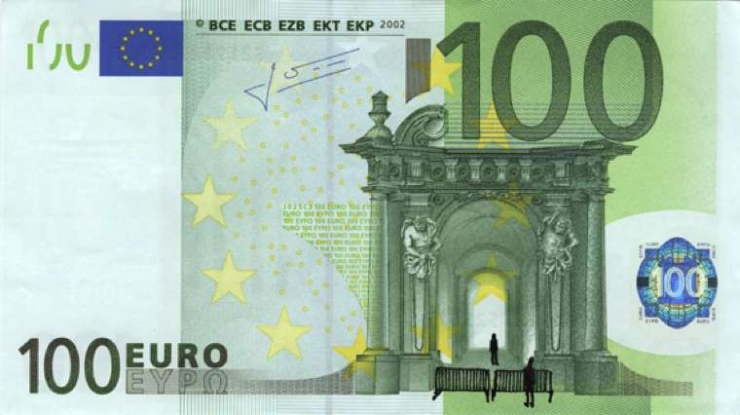 Illustration de l'article : Ce que cet artiste fait avec ces billets de banque en raison de la crise financi&egrave;re est incroyable