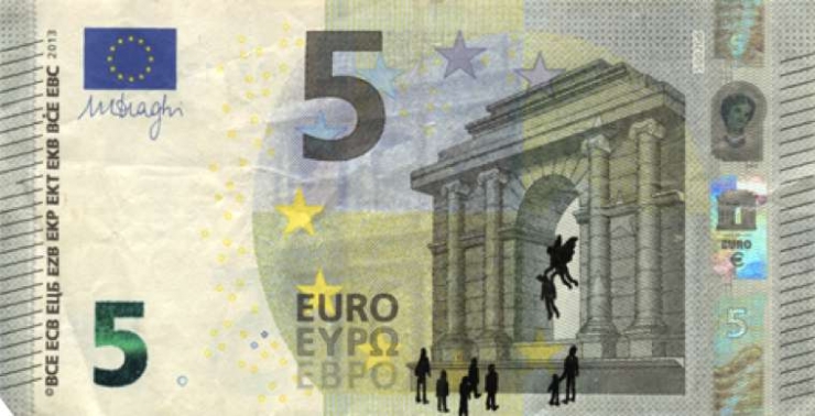 Illustration de l'article : Ce que cet artiste fait avec ces billets de banque en raison de la crise financi&egrave;re est incroyable