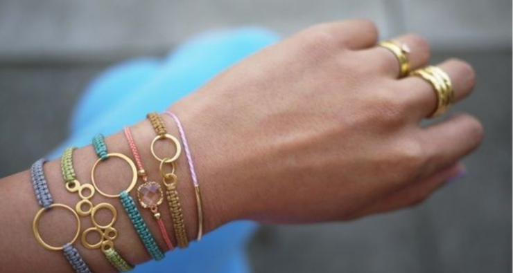 Illustration de l'article : Voici comment r&eacute;aliser facilement ce superbe ensemble de bracelets !