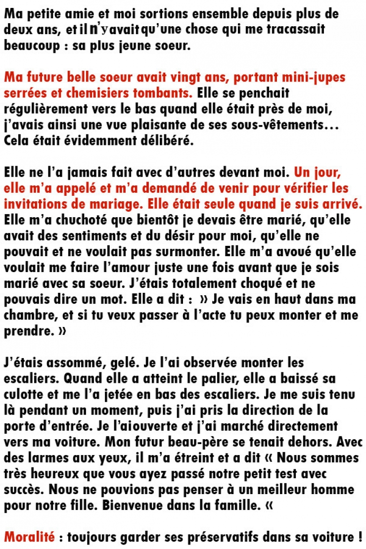 Illustration de l'article : Il accepte de passer &agrave; l'acte avec la soeur de sa petite amie et s'en sort &eacute;trangement!