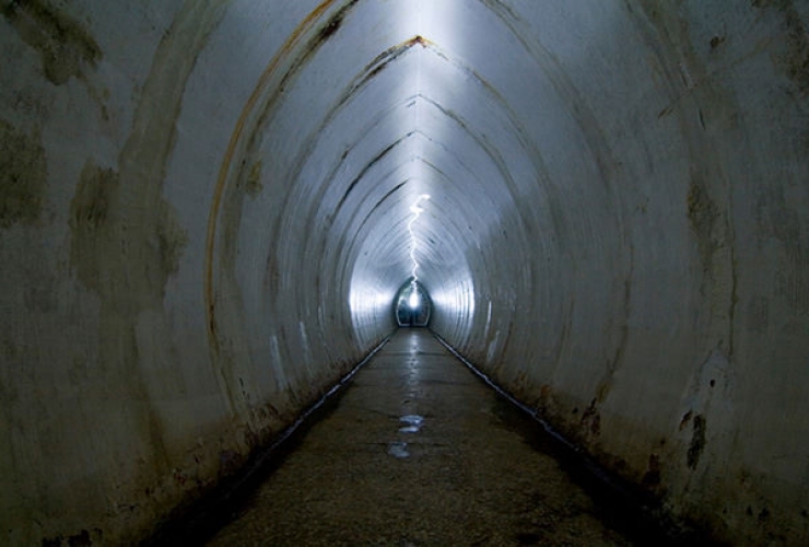Illustration de l'article : Gardée par Neptune, cette impressionnante salle de bal construite en 1800 est dissimulée au fond d'un lac!