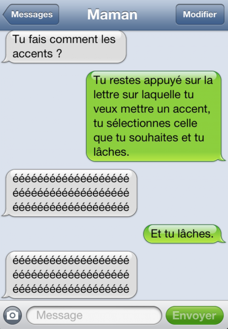 Illustration de l'article : Quand les Mamans se mettent &agrave; faire des SMS...Le r&eacute;sultat est vraiment hilarant!