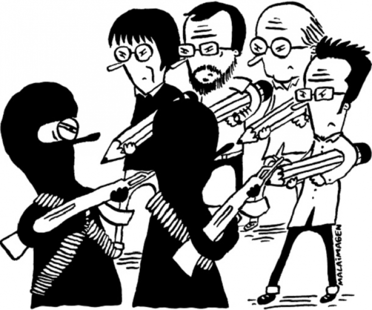 Illustration de l'article : Hommage illustr&eacute; &agrave; Charlie Hebdo