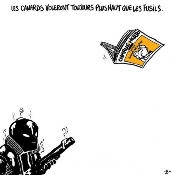 Illustration de l'article : Hommage illustr&eacute; &agrave; Charlie Hebdo
