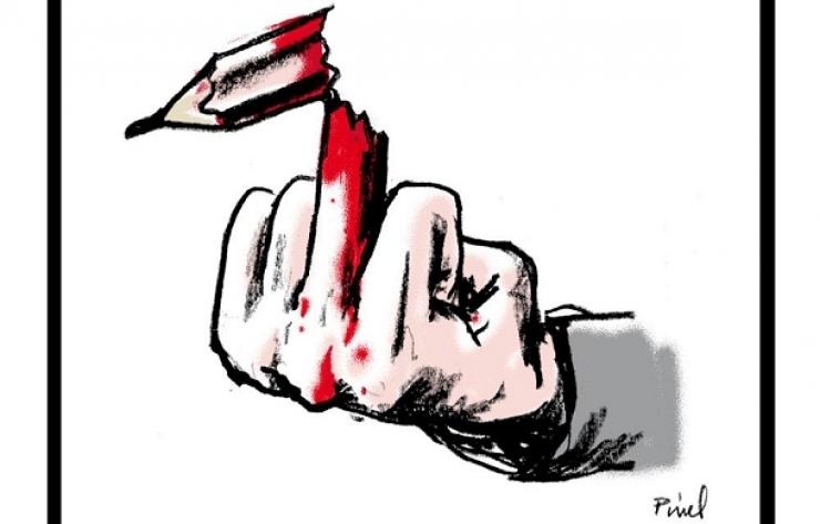 Illustration de l'article : Hommage illustr&eacute; &agrave; Charlie Hebdo