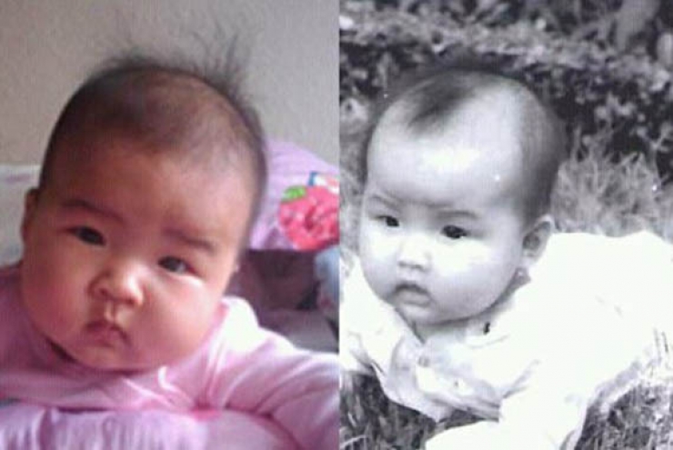 Illustration de l'article : Le portrait crach&eacute; de leurs parents! 41 enfants qui donnent l'impression de voir en double!