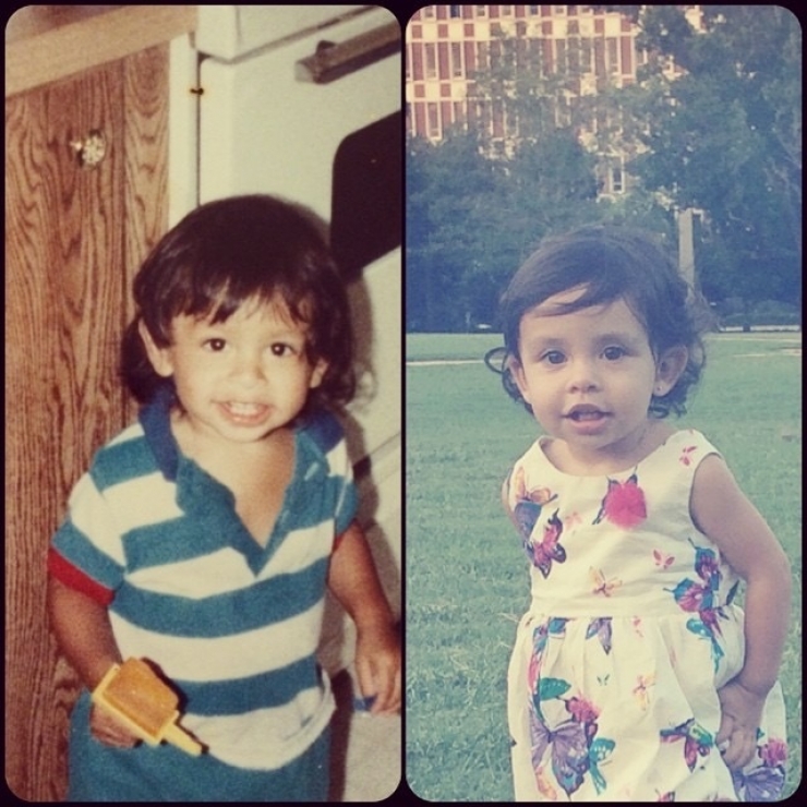 Illustration de l'article : Le portrait crach&eacute; de leurs parents! 41 enfants qui donnent l'impression de voir en double!