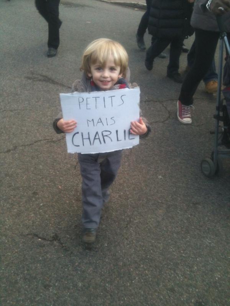 Illustration de l'article : Les plus belles images de la marche r&eacute;publicaine du 11 janvier 2015