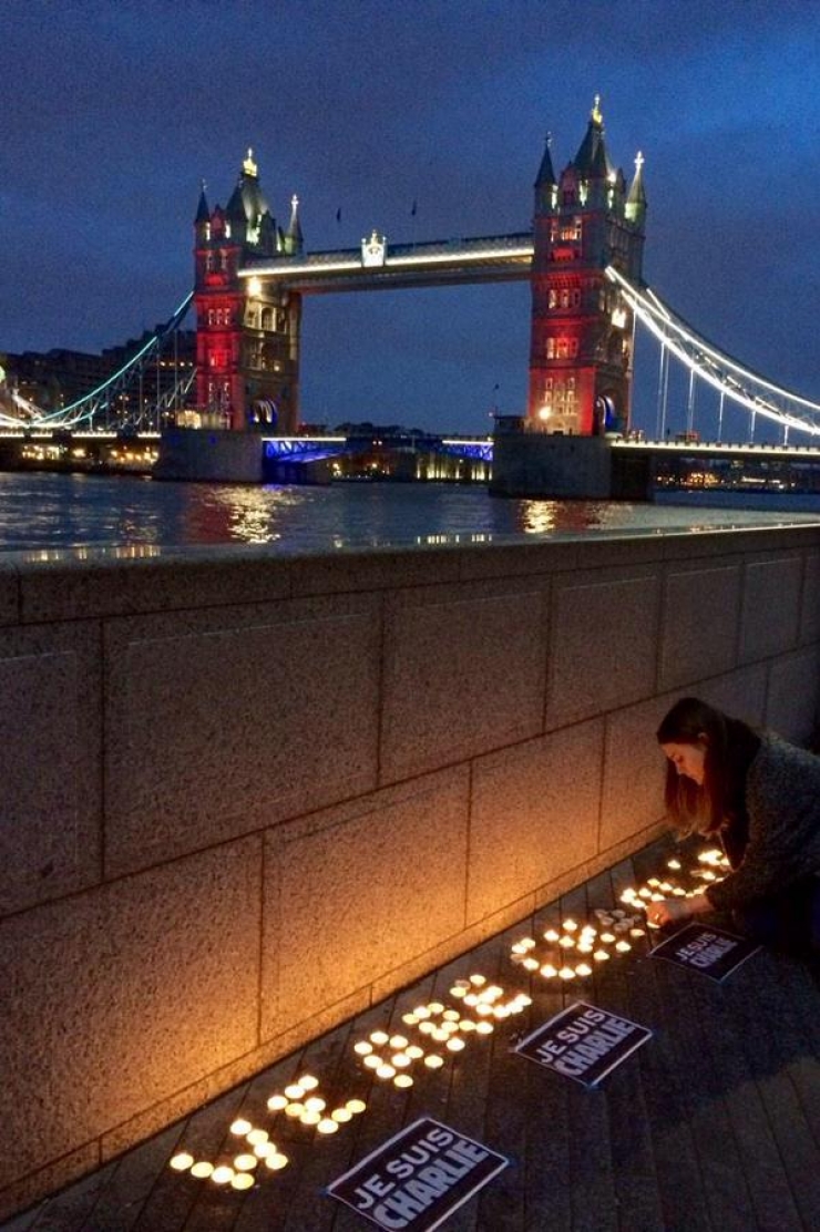 Illustration de l'article : Les plus belles images de la marche r&eacute;publicaine du 11 janvier 2015
