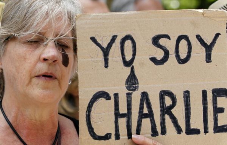 Illustration de l'article : Les plus belles images de la marche r&eacute;publicaine du 11 janvier 2015