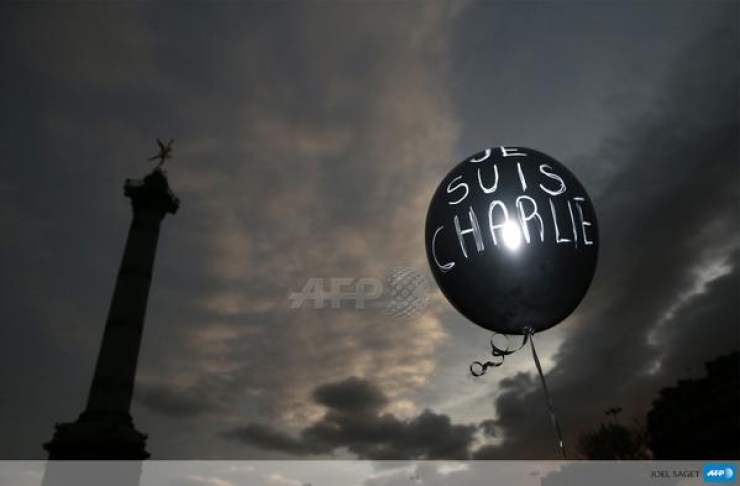 Illustration de l'article : Les plus belles images de la marche r&eacute;publicaine du 11 janvier 2015