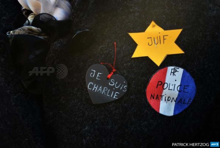 Illustration de l'article : Les plus belles images de la marche r&eacute;publicaine du 11 janvier 2015