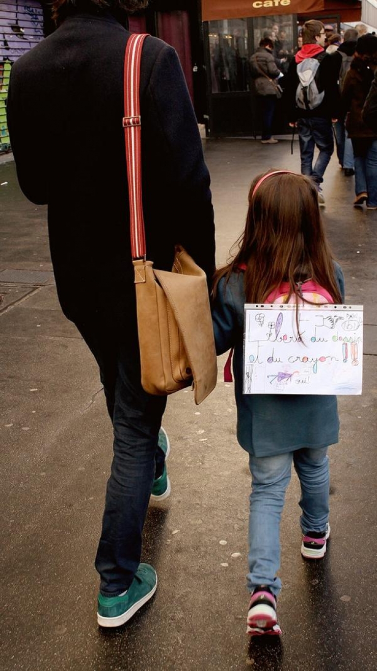 Illustration de l'article : Les plus belles images de la marche r&eacute;publicaine du 11 janvier 2015